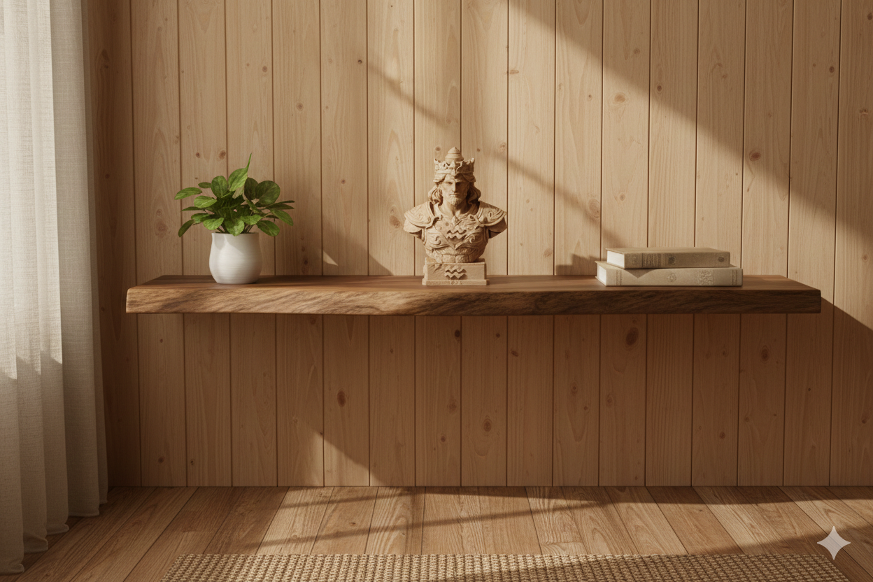 Aquarius Zodiac Hand Painted Bust Sculpture – Decorative Astrological