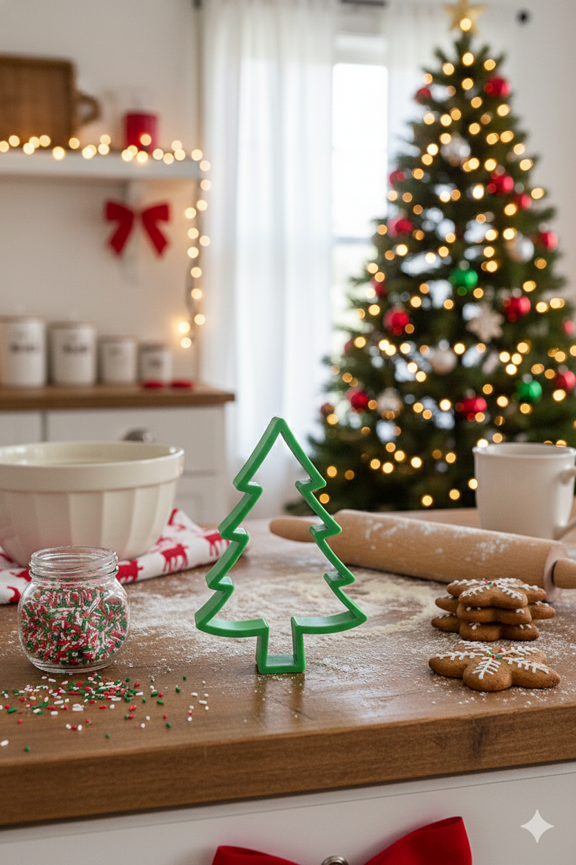 Hollow Green Christmas Tree – Modern Minimalist Holiday Decoration