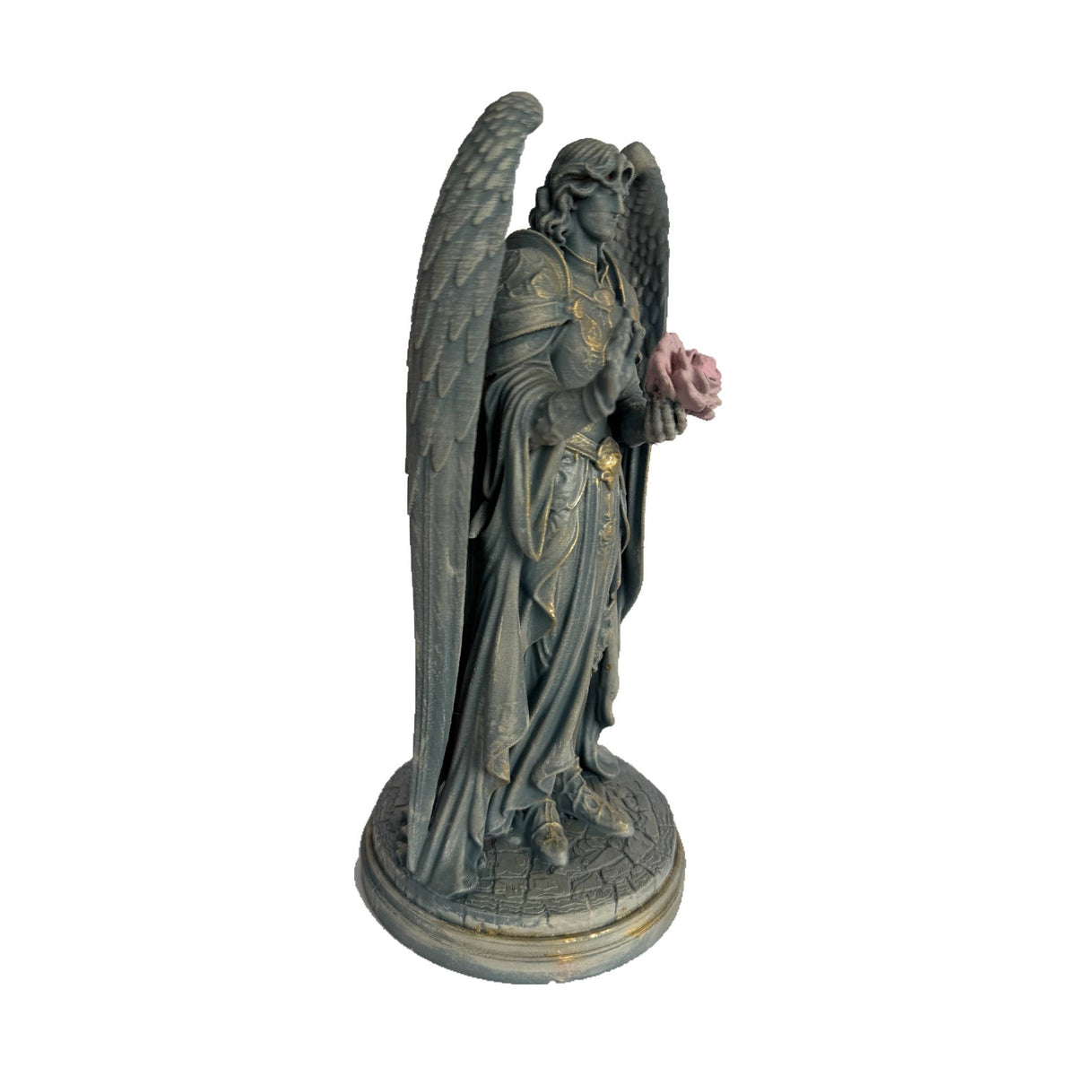Arcángel Bagadiel · Figura decorativa pintada a mano (22 cm)