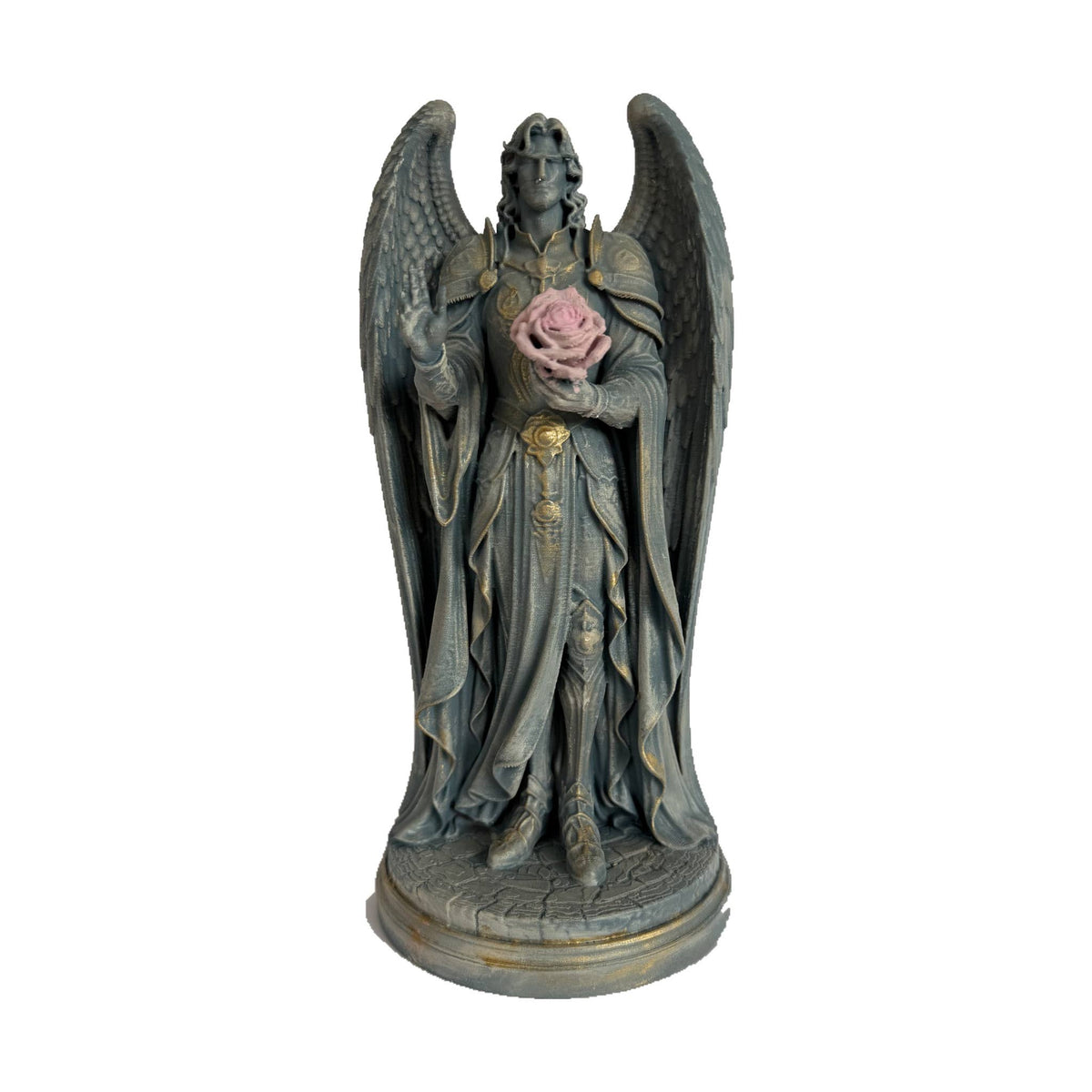 Arcángel Bagadiel · Figura decorativa pintada a mano (22 cm)