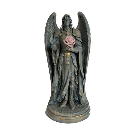 Arcángel Bagadiel · Figura decorativa pintada a mano (22 cm)