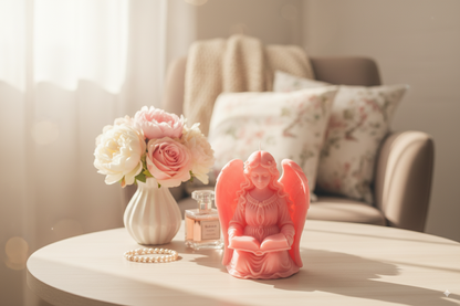 Guardian Angel Figurine – Glow-in-the-Dark Decorative Sculpture