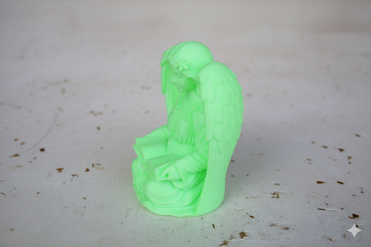 Guardian Angel Figurine – Glow-in-the-Dark Decorative Sculpture