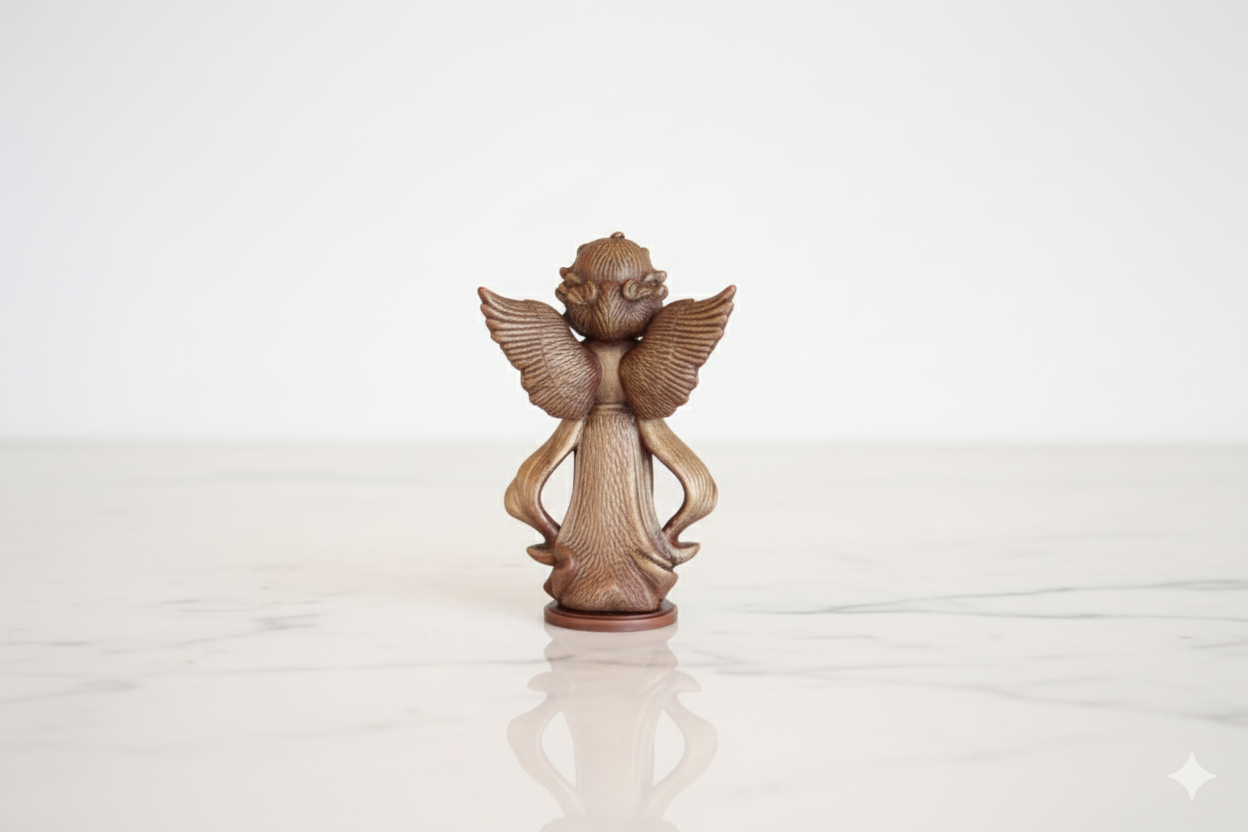 Hand-Painted Angel Figurine – Spiritual Home Decor Gift
