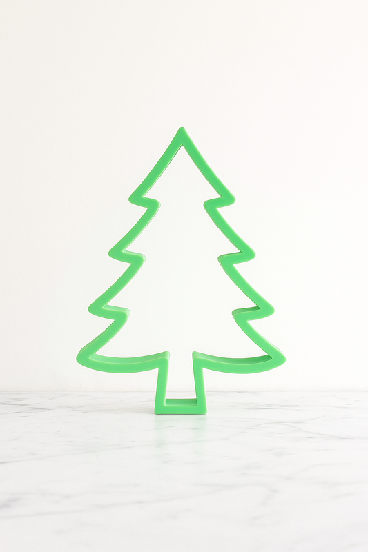 Hollow Green Christmas Tree – Modern Minimalist Holiday Decoration