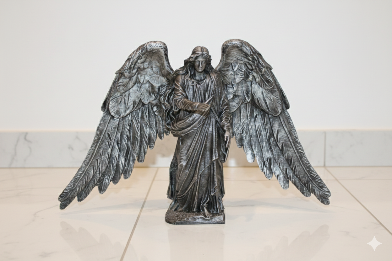 Archangel Gabriel Figurine – Hand-Finished Decorative Angel Sculpture