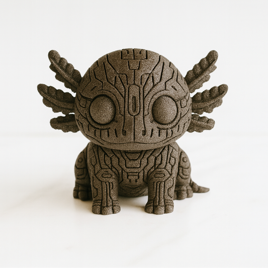 Steampunk Axolotl Sculpture