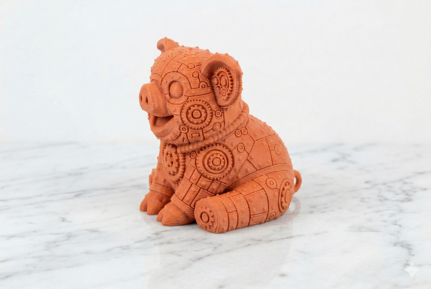 Cerdito Mecánico Steampunk (12 cm)