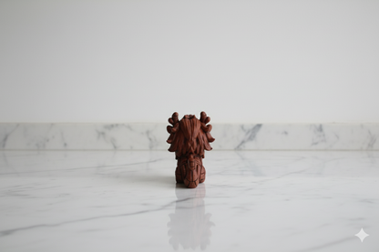 Steampunk Baby Dragon Sculpture – Hand-Painted Decorative Figure