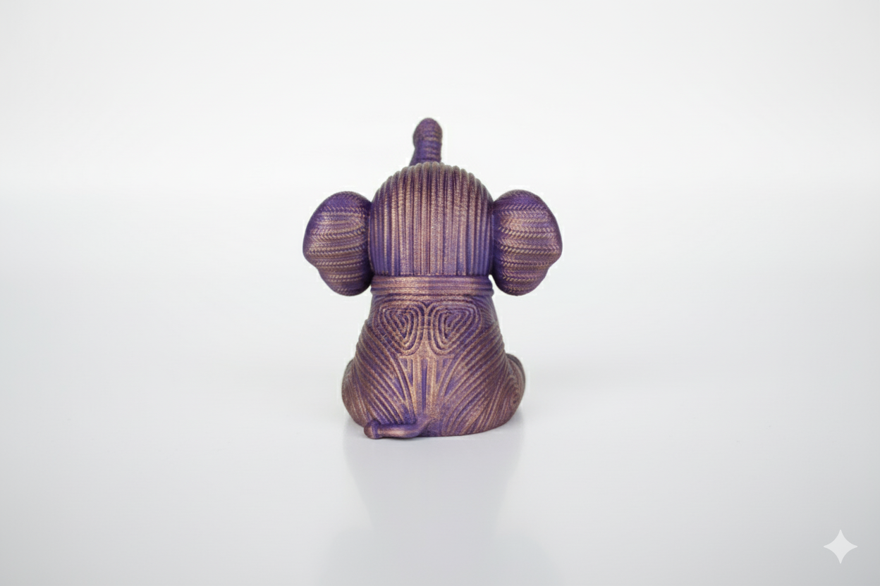 Hand-Painted Elephant Figurine – Symbol of Luck and Prosperity