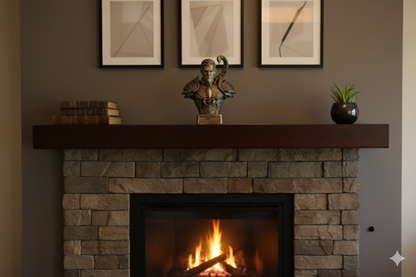 Scorpio Warrior Bust – Hand-Painted Decorative Sculpture