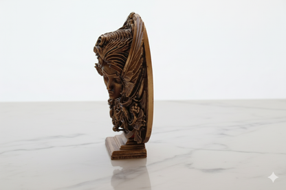 Virgo Zodiac Symbol Sculpture – Bronze Finish ( Hand painted