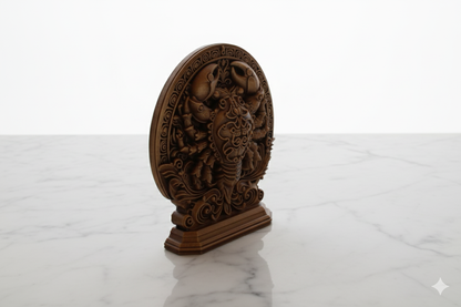 Cancer Zodiac Symbol Sculpture – Bronze Finish / Hand painted
