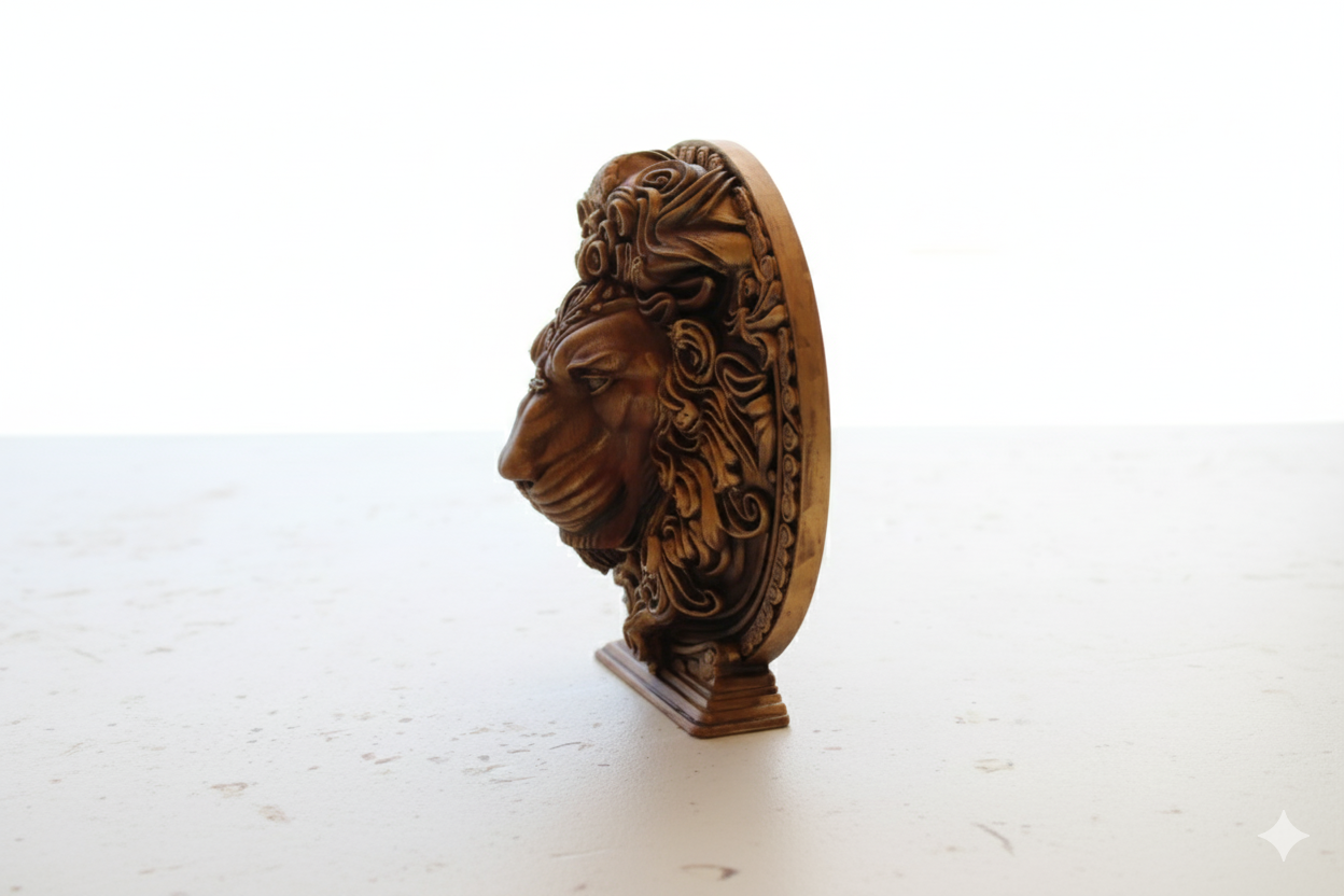 Leo Zodiac Symbol Sculpture – Bronze Finish / Hand painted