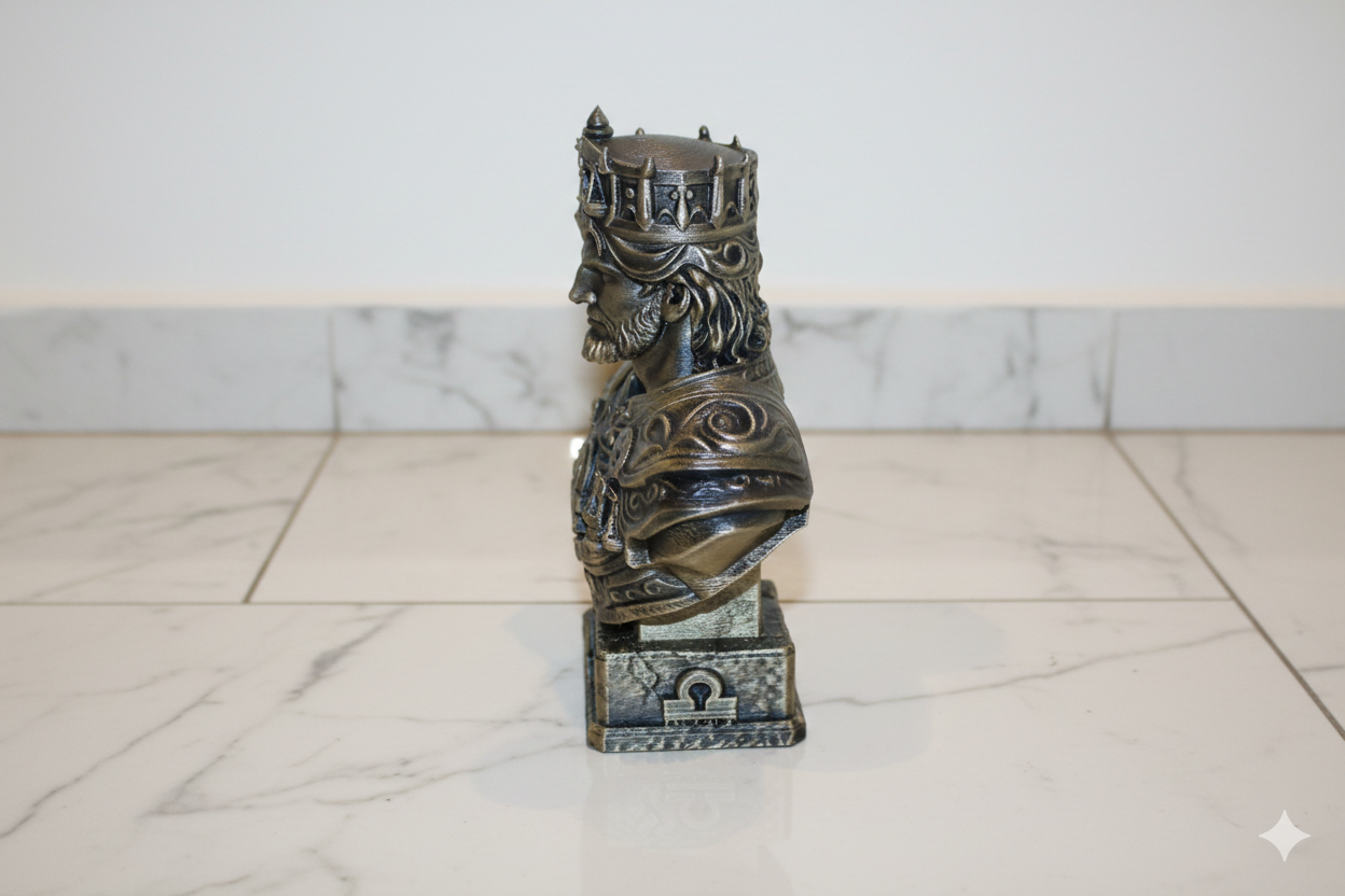 Libra Zodiac Bust – Hand-Finished Decorative Sculpture