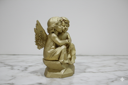 Angels of Friendship Decorative Figurine – Bronze Tone Sculpture