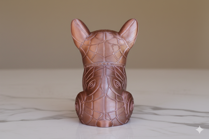 French Bulldog Decorative Sculpture – Copper Finish / Hand painted