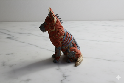 Tricolor Steampunk Mechanical Dog – Modern Decorative Sculpture