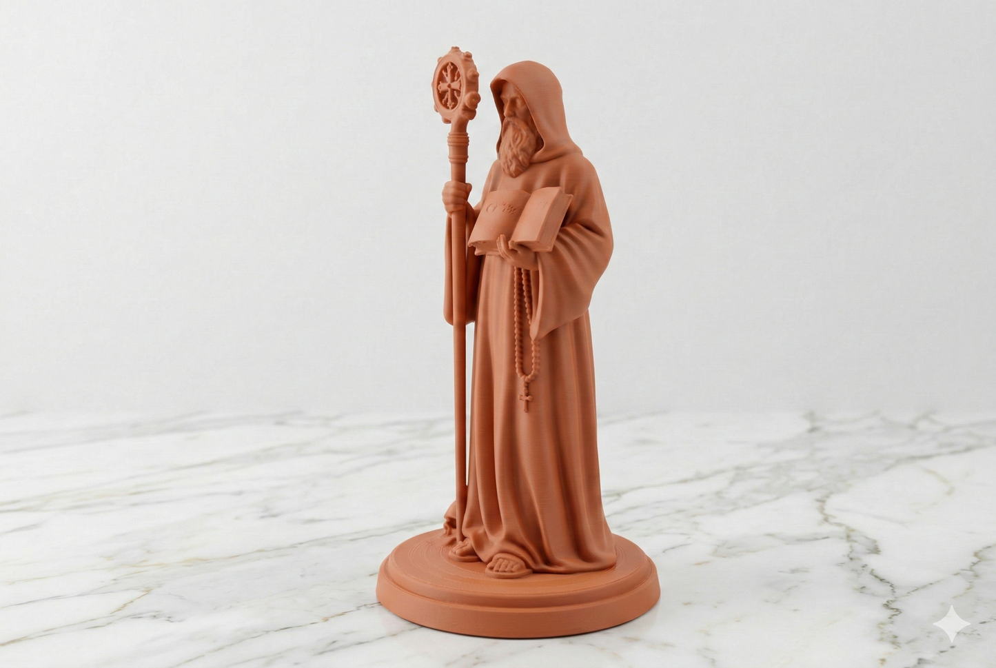 San Benito de Nursia (12 cm)