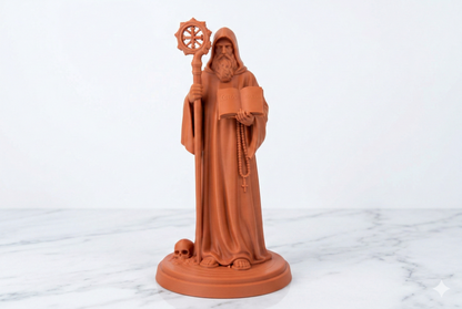 San Benito de Nursia (12 cm)