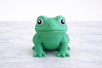 Decorative Frog Figurine – Playful Green Accent Sculpture