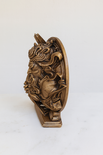 Hand-Painted Sagittarius Warrior Figurine – Mythological Decorative Sculpture