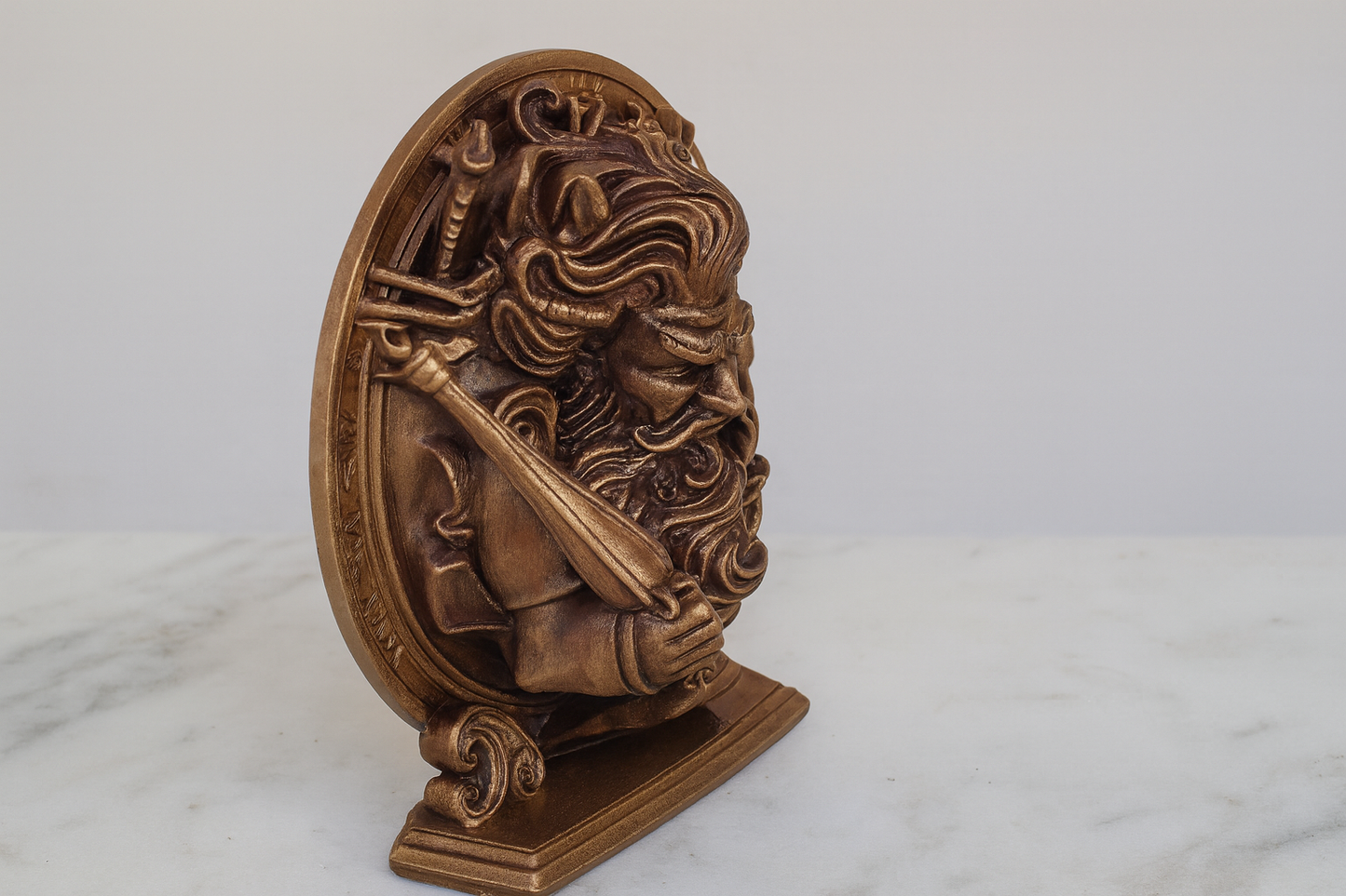 Hand-Painted Sagittarius Warrior Figurine – Mythological Decorative Sculpture