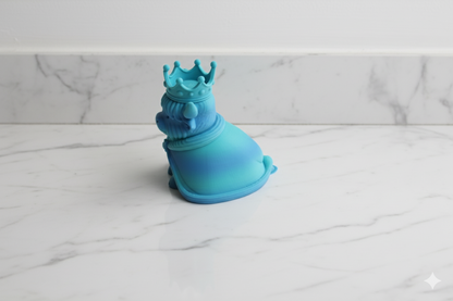 Blue King Bull Figurine – Decorative Animal Sculpture for Home & Gifts