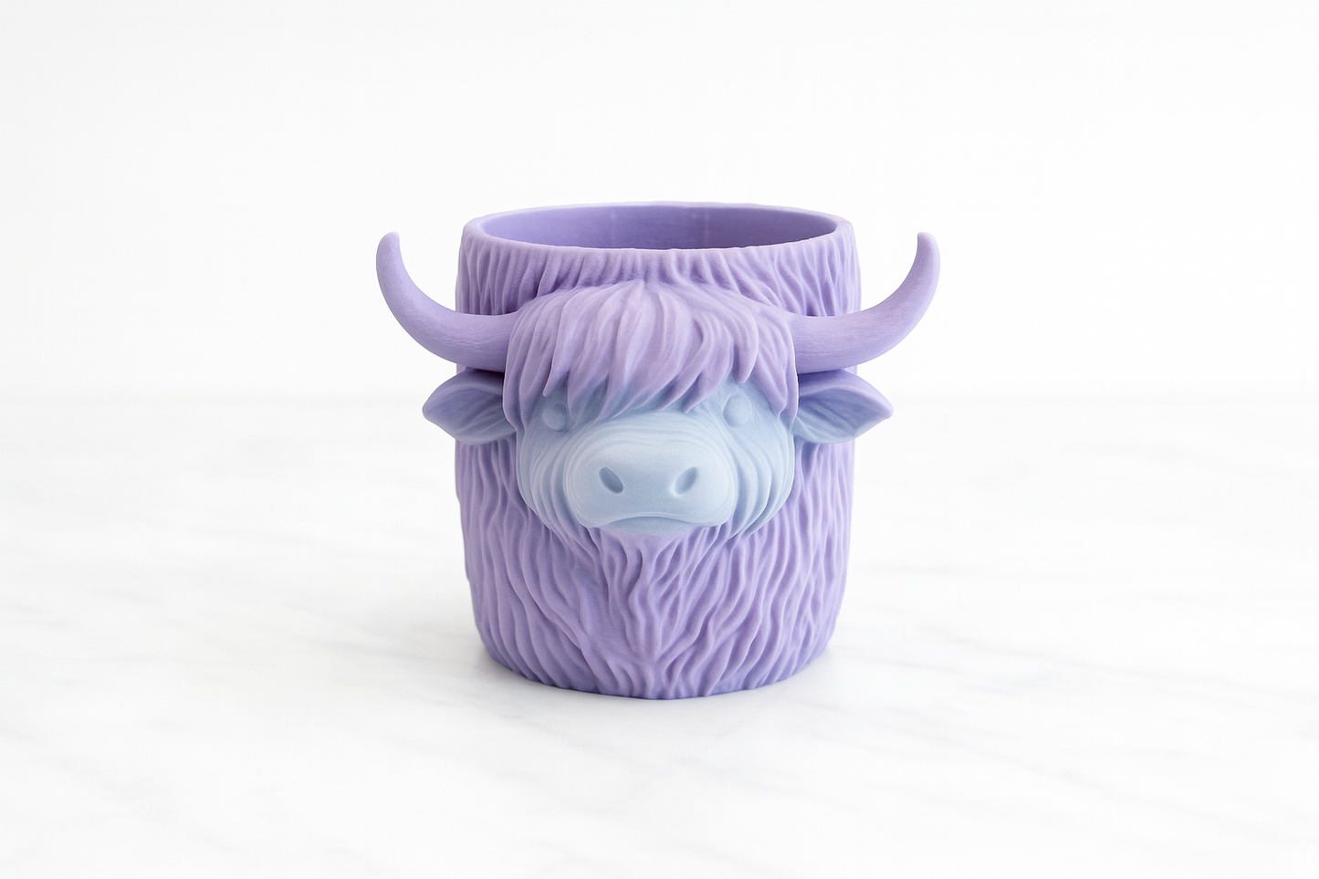 Cute Highland Cow Pen Holder – Decorative Desk Organizer