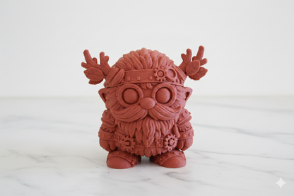 Steampunk Paintable Figures Set – 8 Unpainted 3D Printed Figurines | DIY Craft Kit