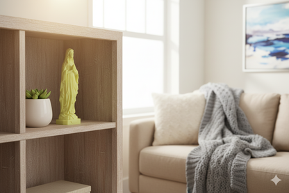 Glow-in-the-Dark Virgin Mary Figurine – Spiritual Decorative Statue