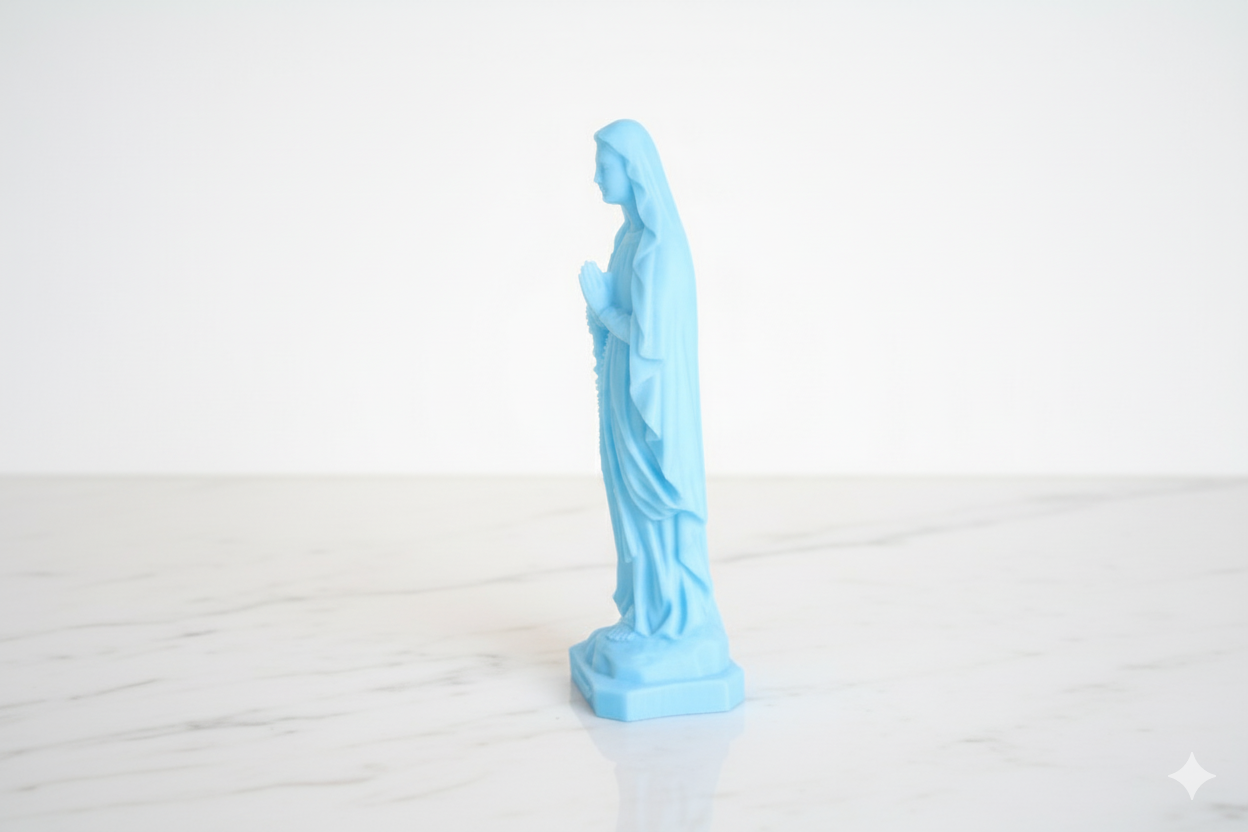 Glow-in-the-Dark Virgin Mary Figurine – Spiritual Decorative Statue