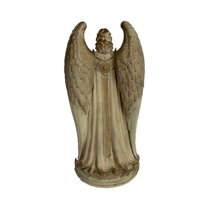 Arcángel Jegudiel · Figura decorativa pintada a mano (22 cm)