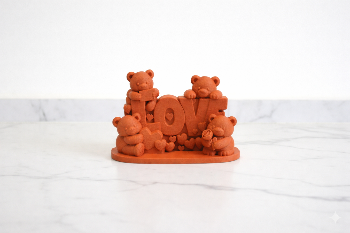 FIgura Decorativa Ositos Love (Altura 15 cm)