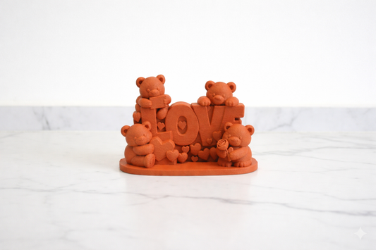 FIgura Decorativa Ositos Love (Altura 15 cm)